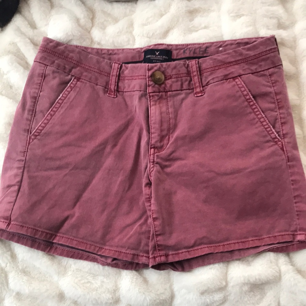 American Eagle size 4 midi stretch shorts